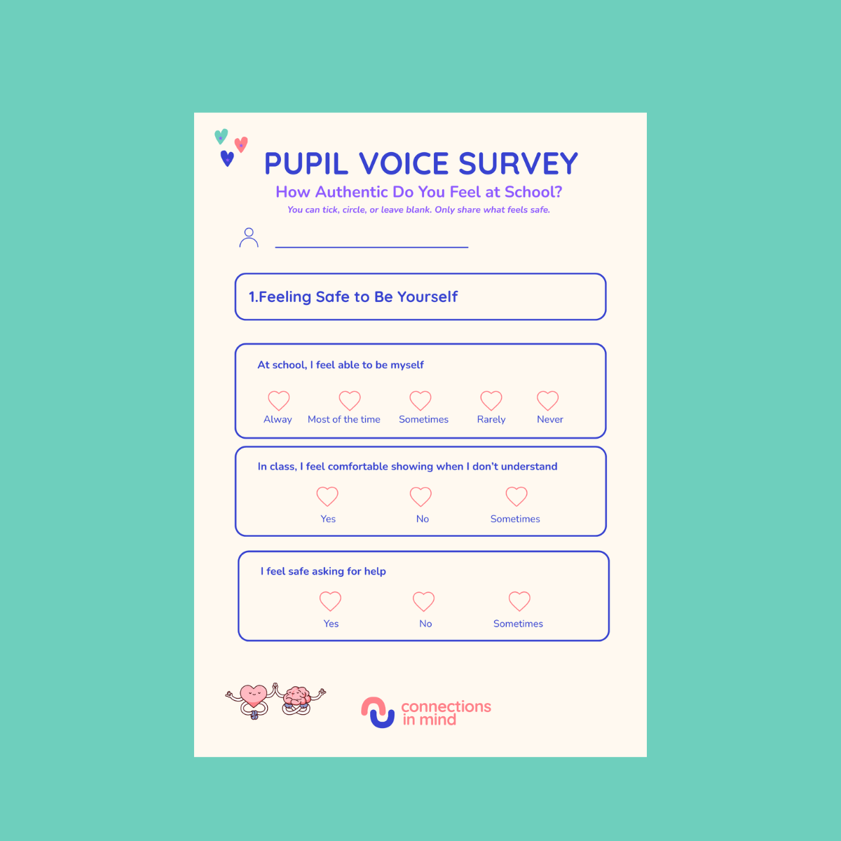 Pupil Voice Survey: How Authentic Do You Feel at School? | Wellbeing & Inclusion Resource